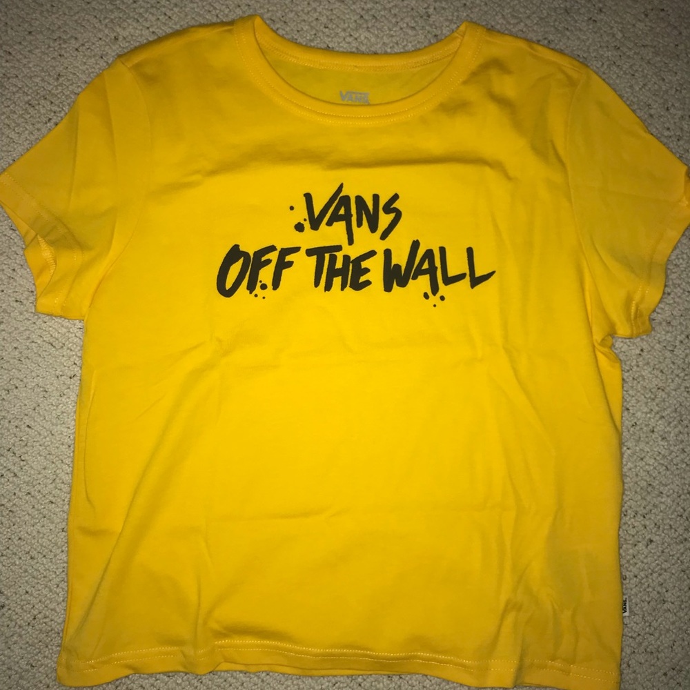 Yellow vans t-shirt